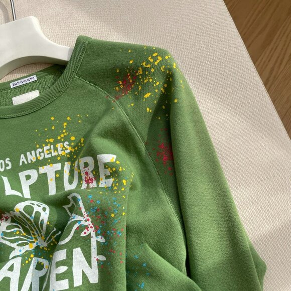 Mother Green Print Crew Neck Sweatshirt - Picture 8 of 8